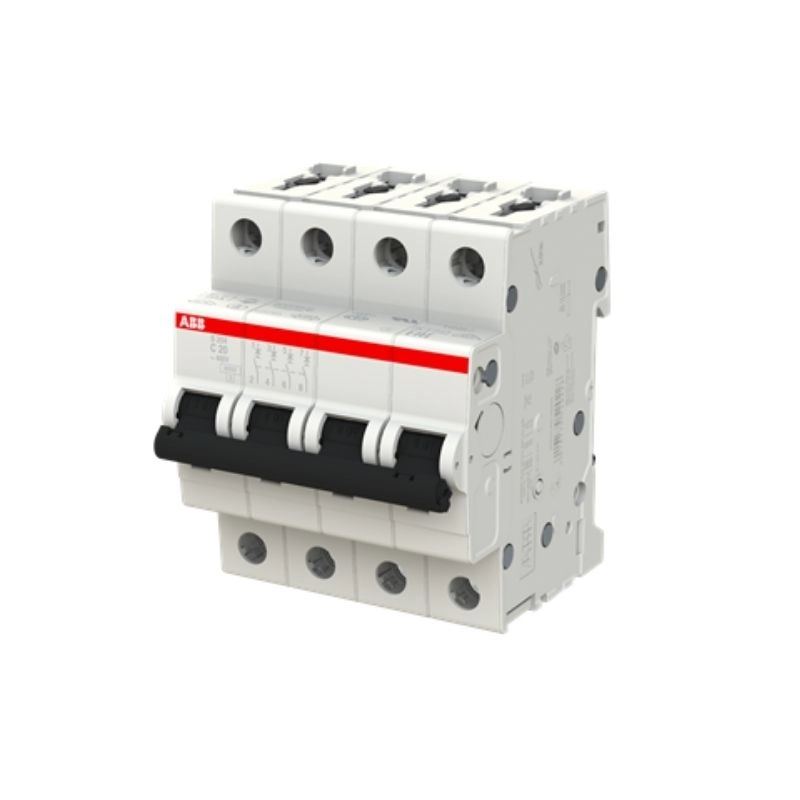 Interruptor Termomagnético S204-C20 tetrapolar 20A 6-10kA curva C